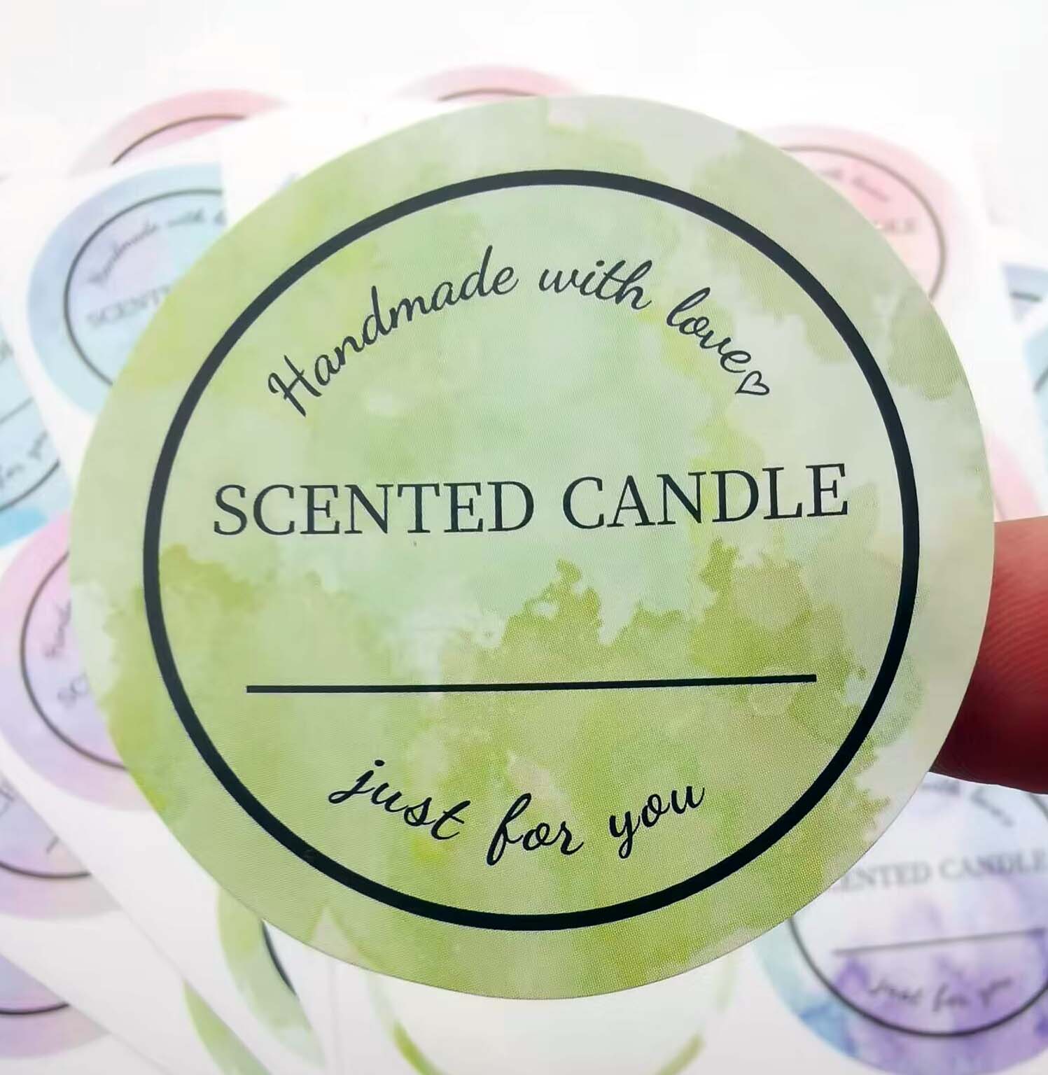 Creation Candle Label Stickers Candle Making Supplies Candle Temu