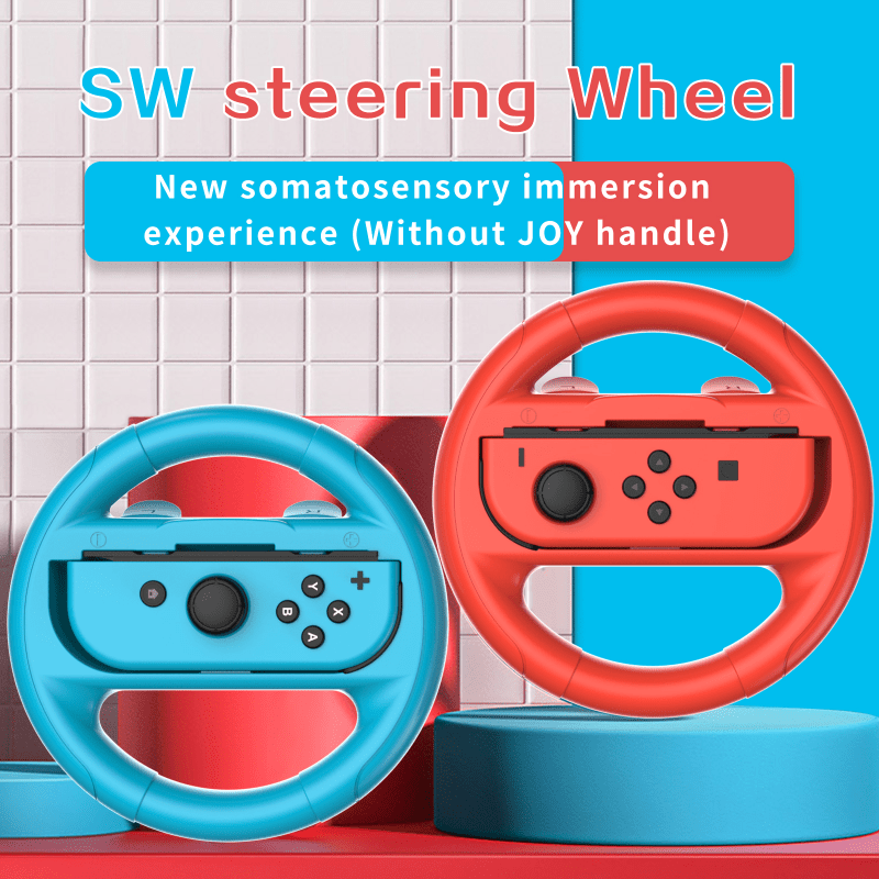 2Packs Steering Wheels For Switch & OLED, Racing Accessories For Mario Kart  8 Deluxe