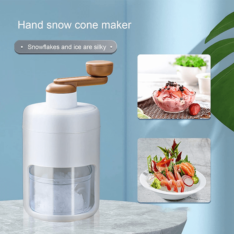 White Plastic Ice Crusher 