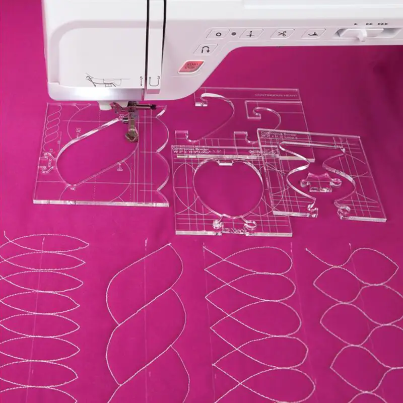 Ruler Border Sampler Template Set For Sewing Machine Rl - Temu