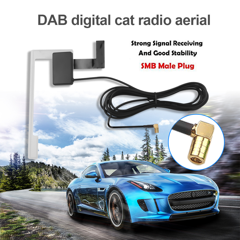 Dab/dab+ Car Radio Head Unit Aerial Antenna Windshield - Temu