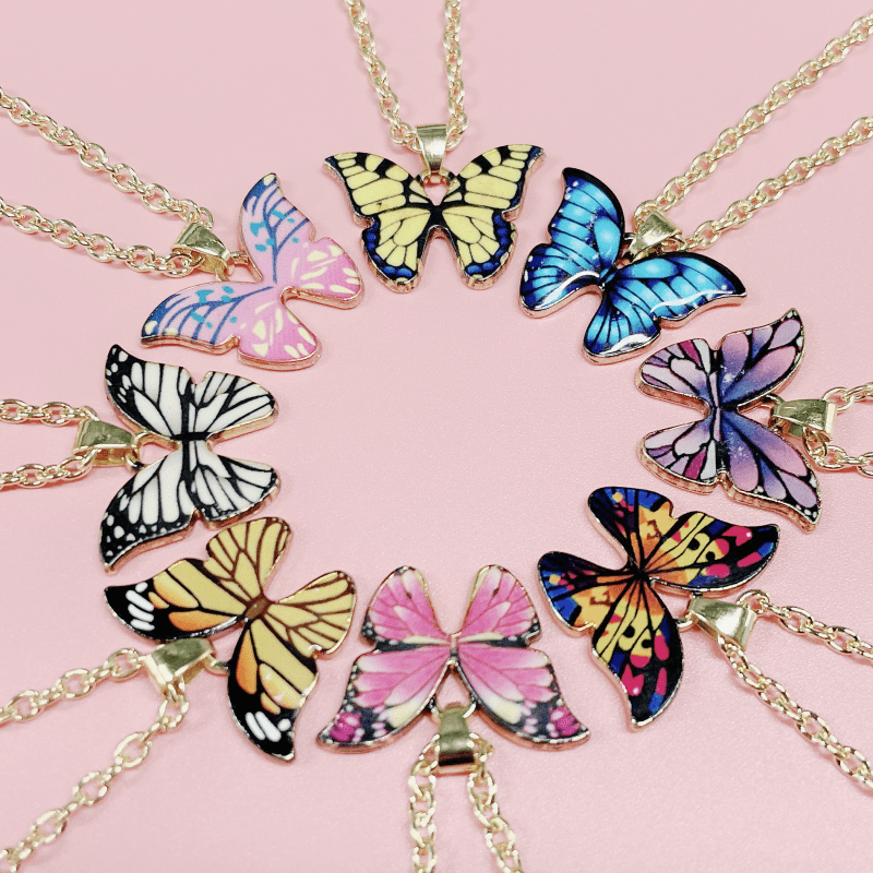 Childrens hot sale butterfly necklace