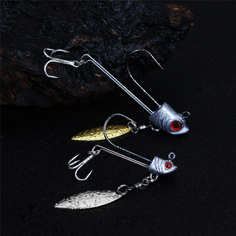 Fishing Jigging Head Lures Fishing Spinner Spoon Circle Hook - Temu