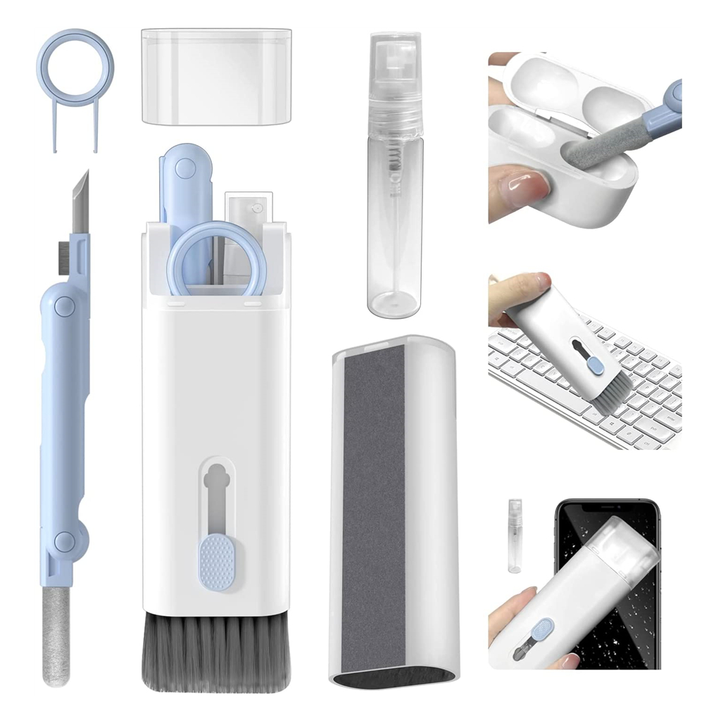 Kit de nettoyage pour Airpods Pro, outils de nettoyage des écouteurs  multifonctions 5 en 1, stylo de nettoyage avec brosse douce pour port de  charge Iphone, haut-parleur de téléphone, earpods
