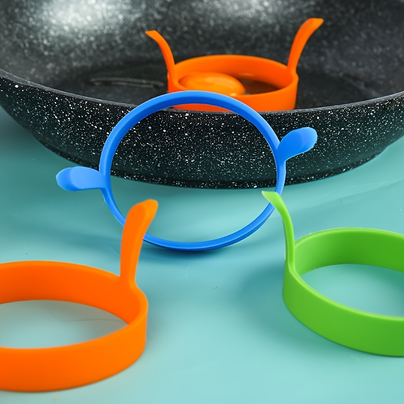 Silicone Round Egg Rings Pancake Mold Silicone Egg Ring - Temu