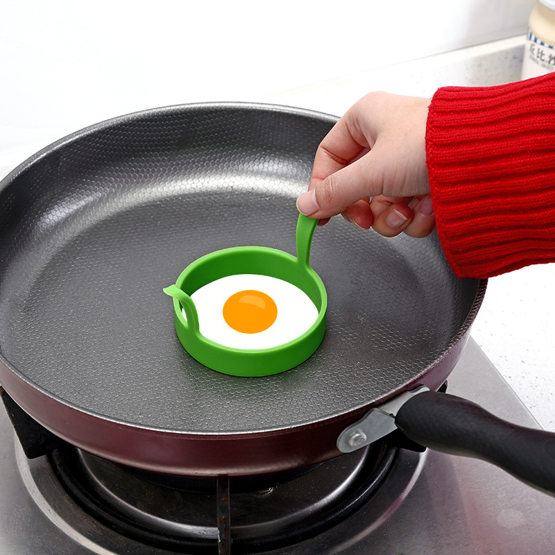 Monkey Business Sunnyside: Fun Egg Ring | Sun- and Cloud-Shaped Egg Mold | Cute Kitchen Accessories | Egg Rings for Frying Eggs | Silicone Egg Mold to Serve Eggs in