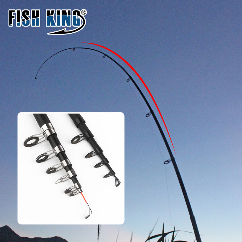 Powerful Telescopic Carbon Fiber Fishing Rod Mini Portable Sea Fishing Rod