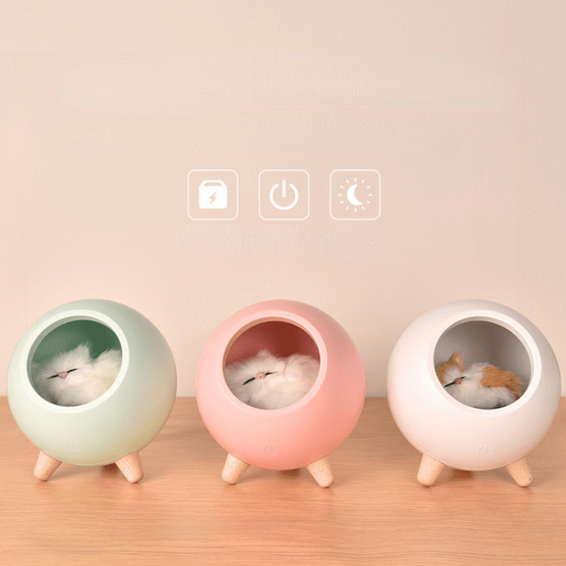 Creative Cartoon Cat Nest Night Light