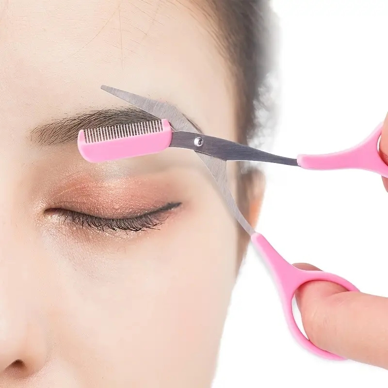 Eyebrow Trimmer Scissor Beauty Products For Women Eyebrow - Temu