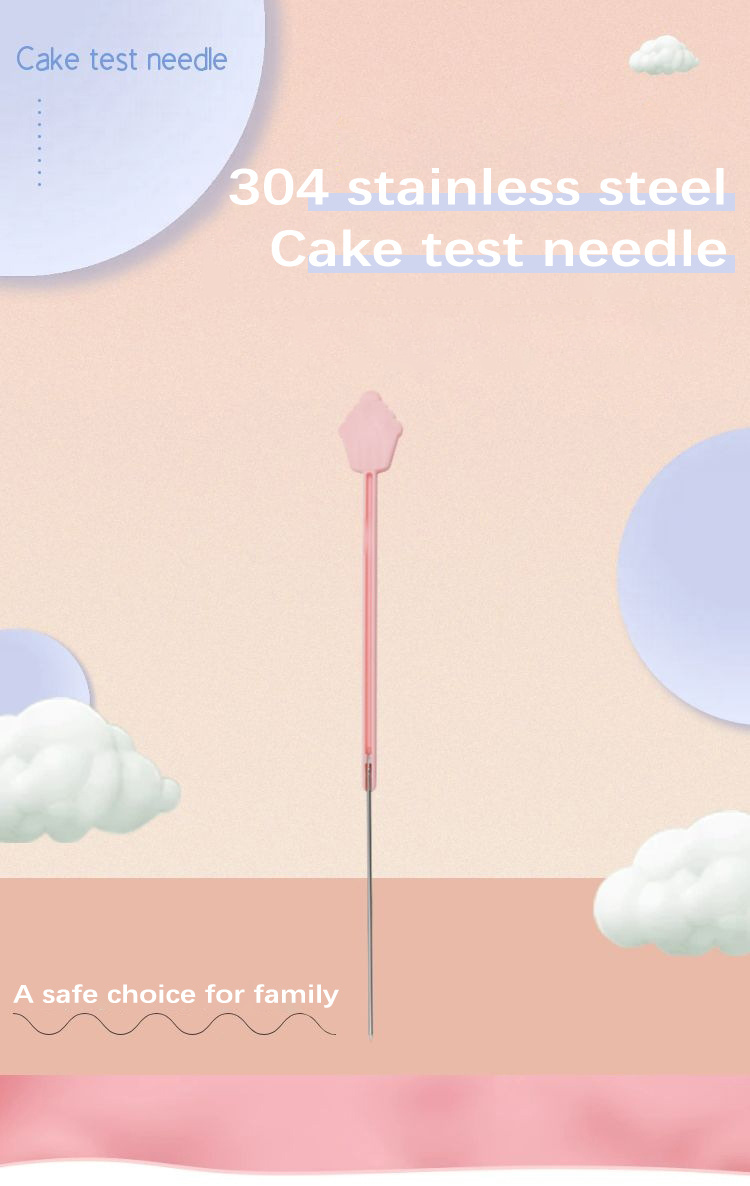 Cake Tester - Foldable Cake Testers for Baking Doneness Stainless Steel  Stick Needle for Chiffon Cakes Baking Tools,Baking Accessory