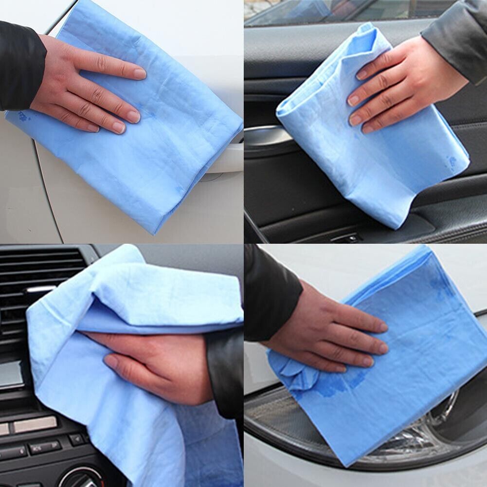 Car Cleaning Chamois Cloth Car Drying Towel Real Leather Washing Cloth