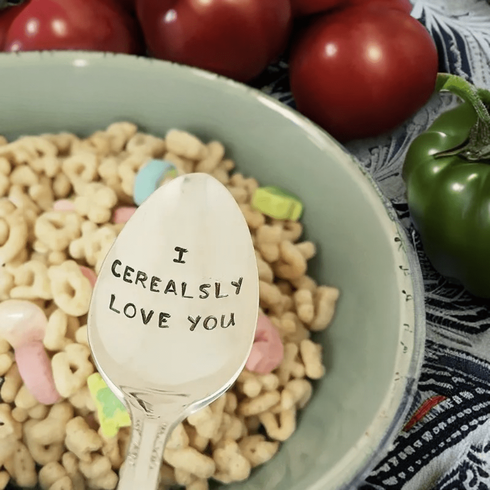 I Cerealsly Love You Engraved Cereal Spoon Wedding Present - Temu