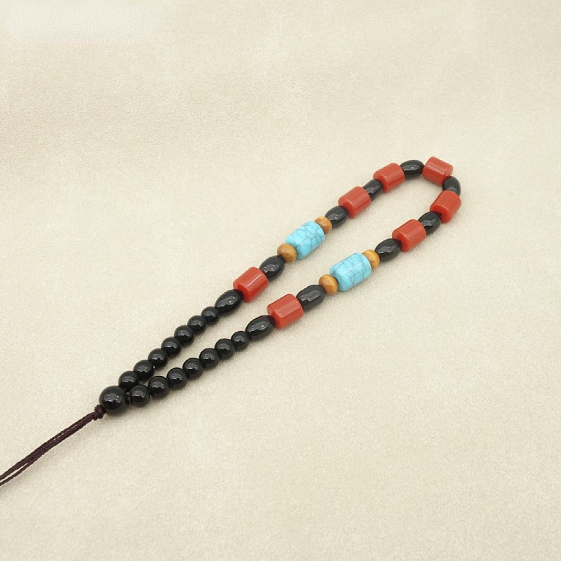 Colorful Stone Bead Braided Bracelet