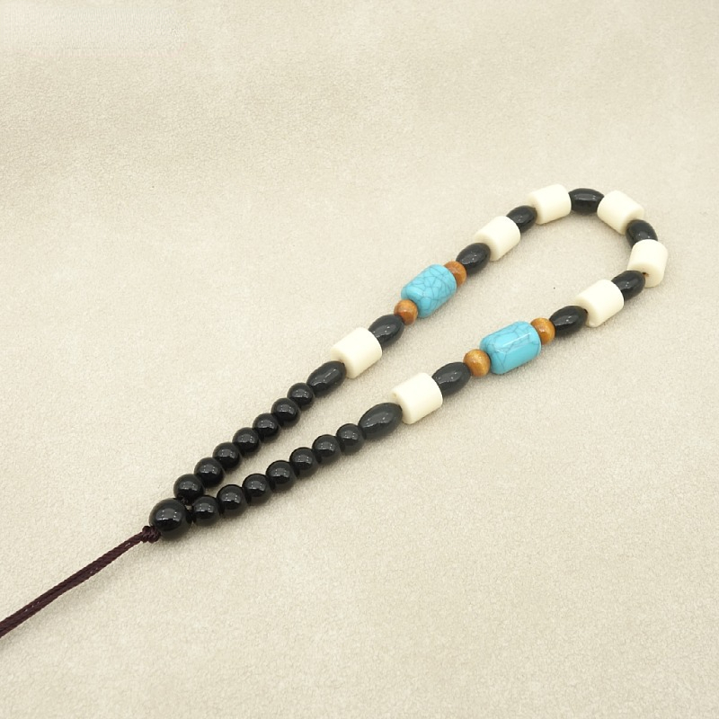Colorful Stone Bead Braided Bracelet