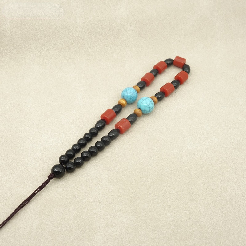 Colorful Stone Bead Braided Bracelet