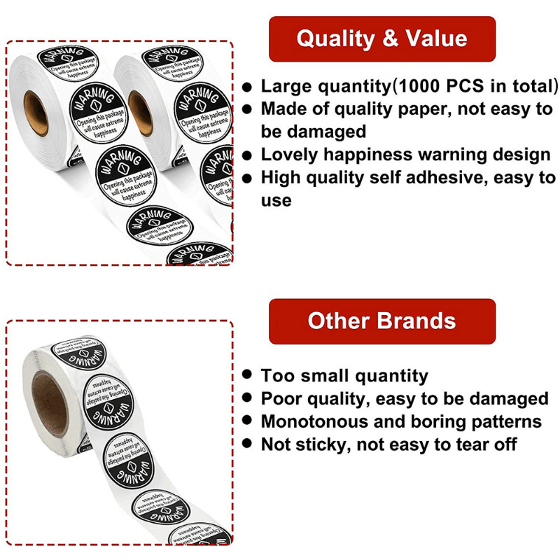 Sticker seals on bags, on or off?