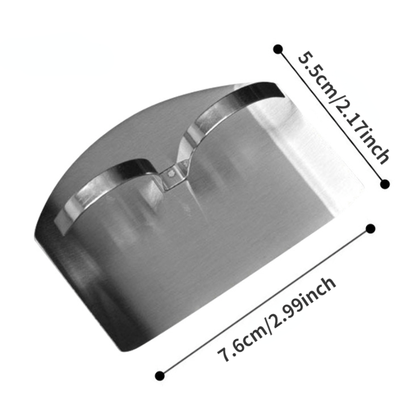 Stainless Steel Finger Hand Protector, 3PCS Stainless Steel Finger Guard  for Cutting Food, Premium Finger Shield Knife Cutting Protector Slicing  Tool