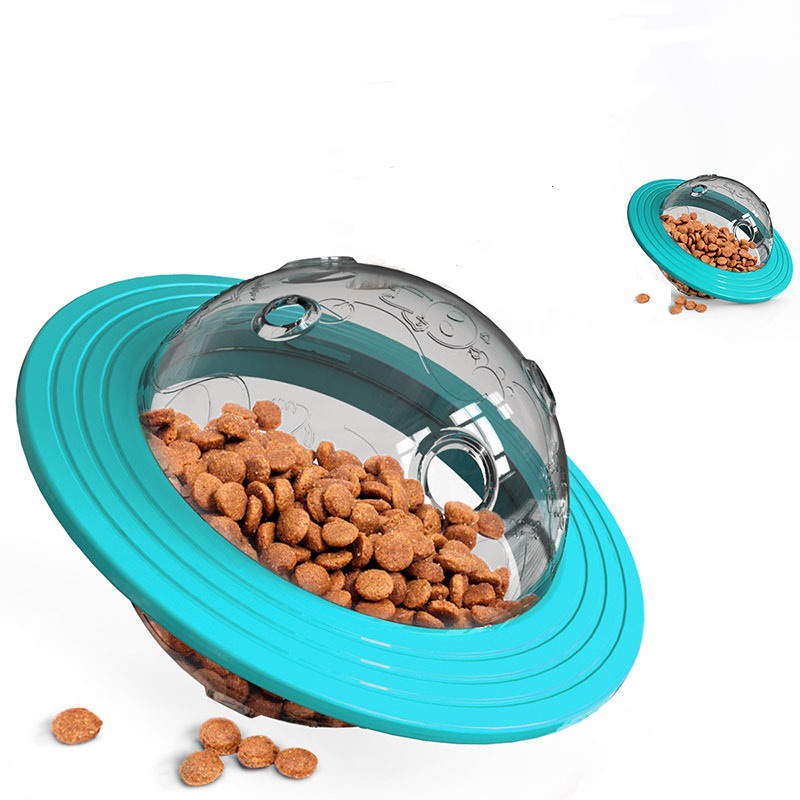 Pet Bite-resistant Dog Toy Dog UFO Toys Pet Food Bowl Snacks Feeder  Supplies