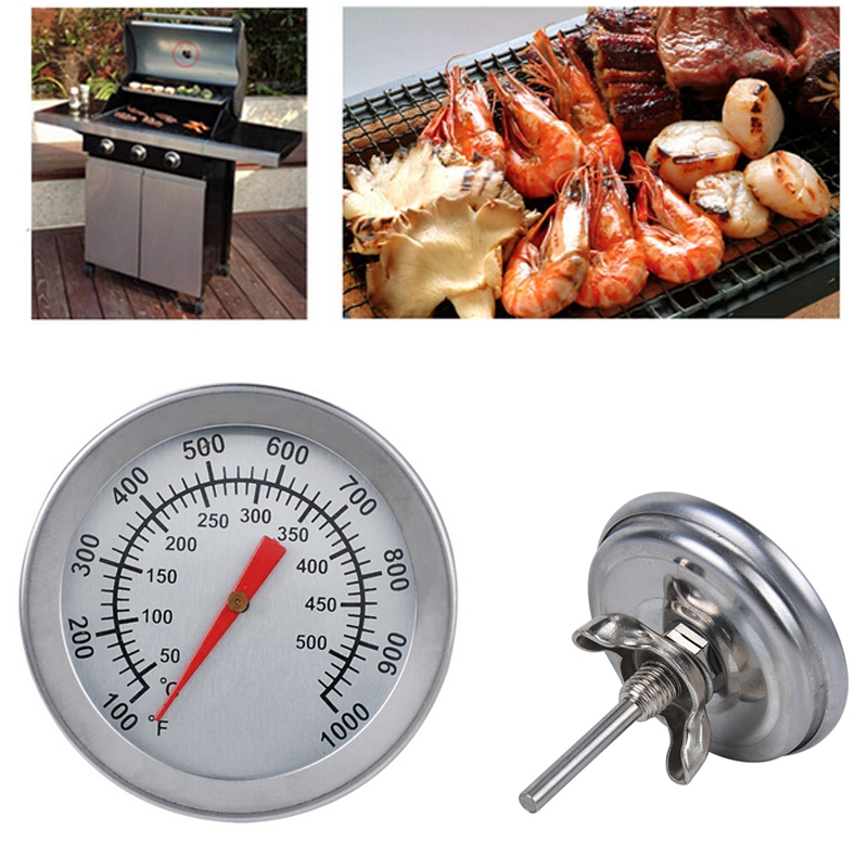 New BBQ Grill Thermometer Temp Gauge Outdoor Barbecue Camping Food Cook Tool