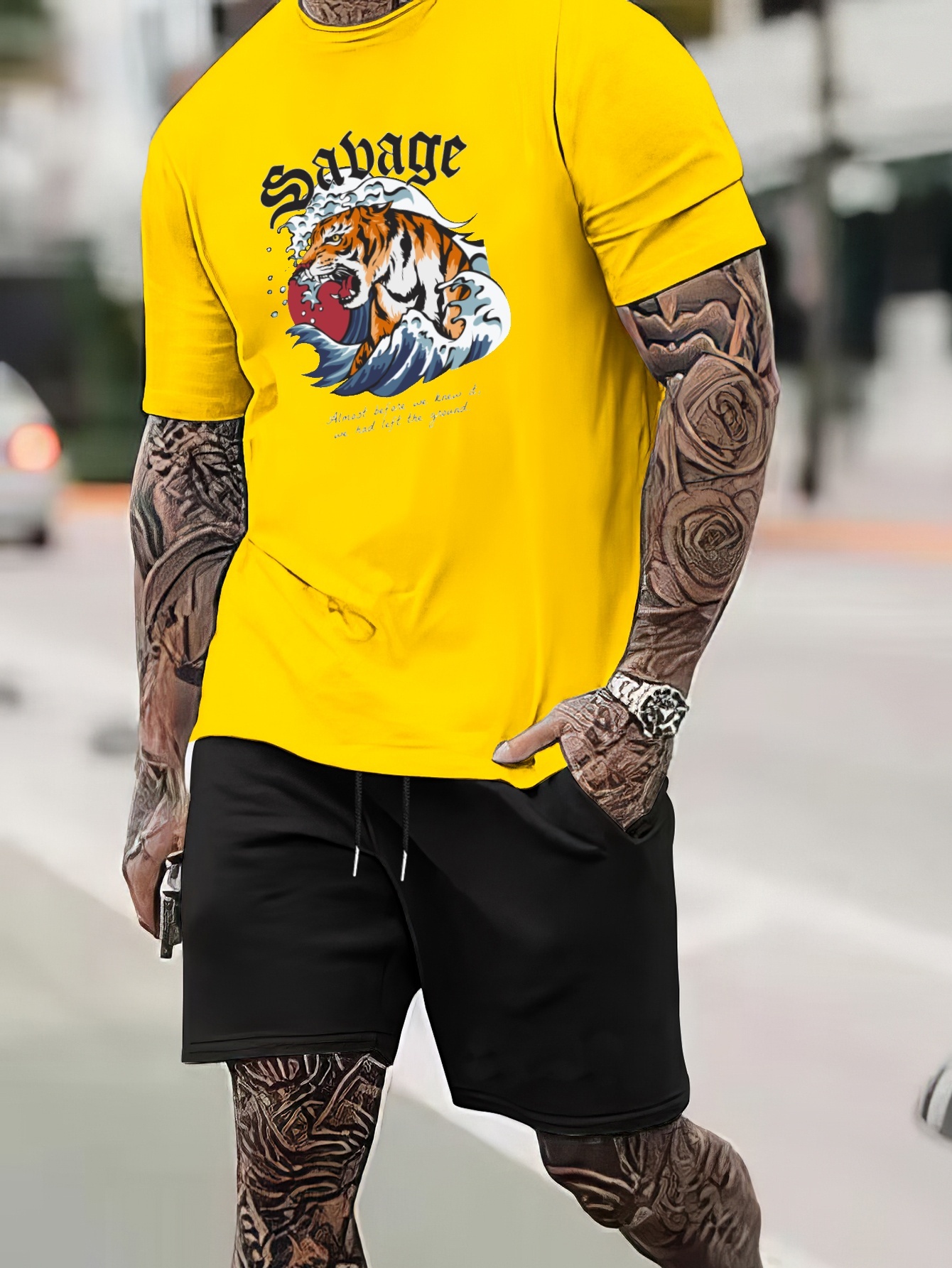 Men Tiger T Shirt - Temu