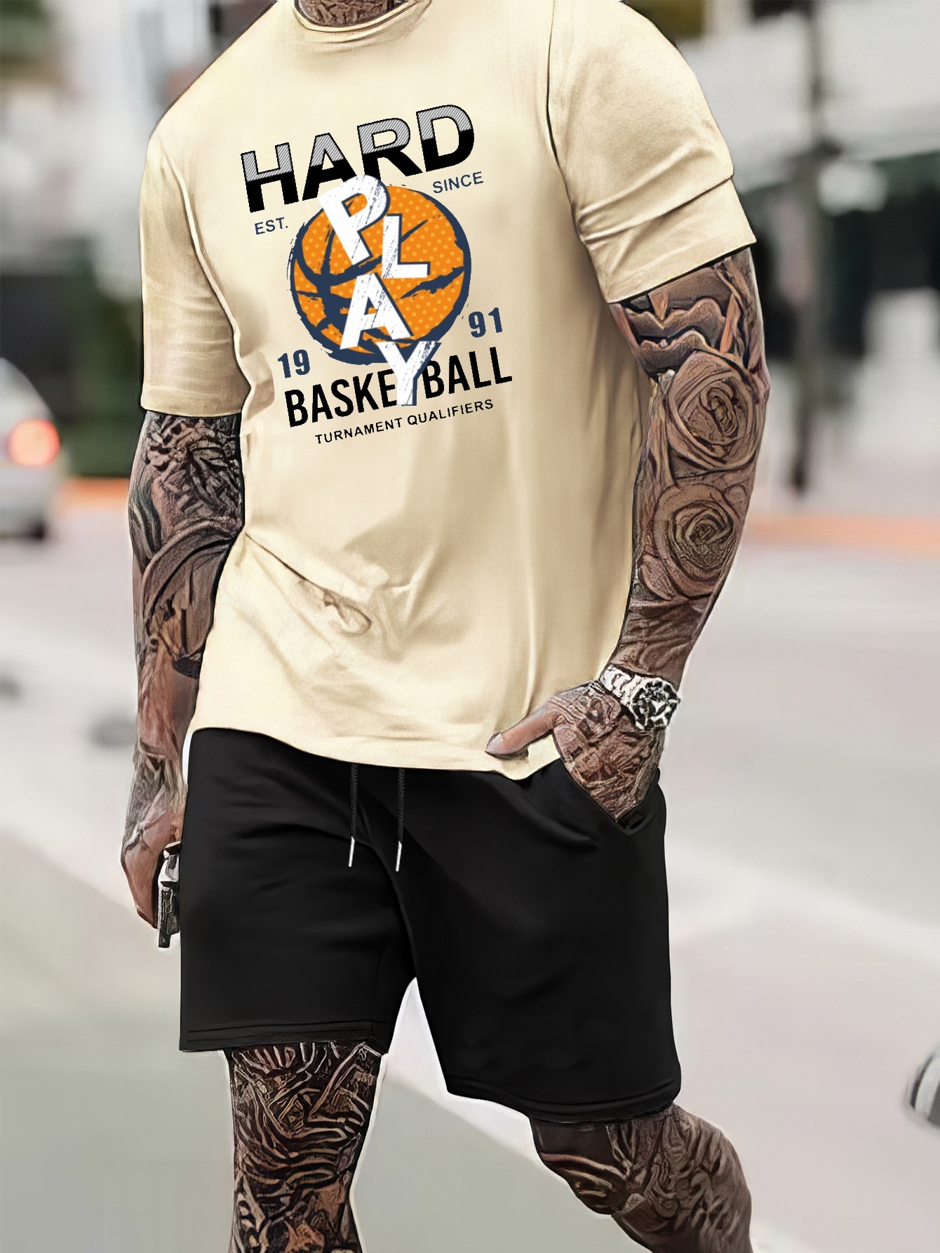 Qualifier Men's Basketball Short Sleeve Tee