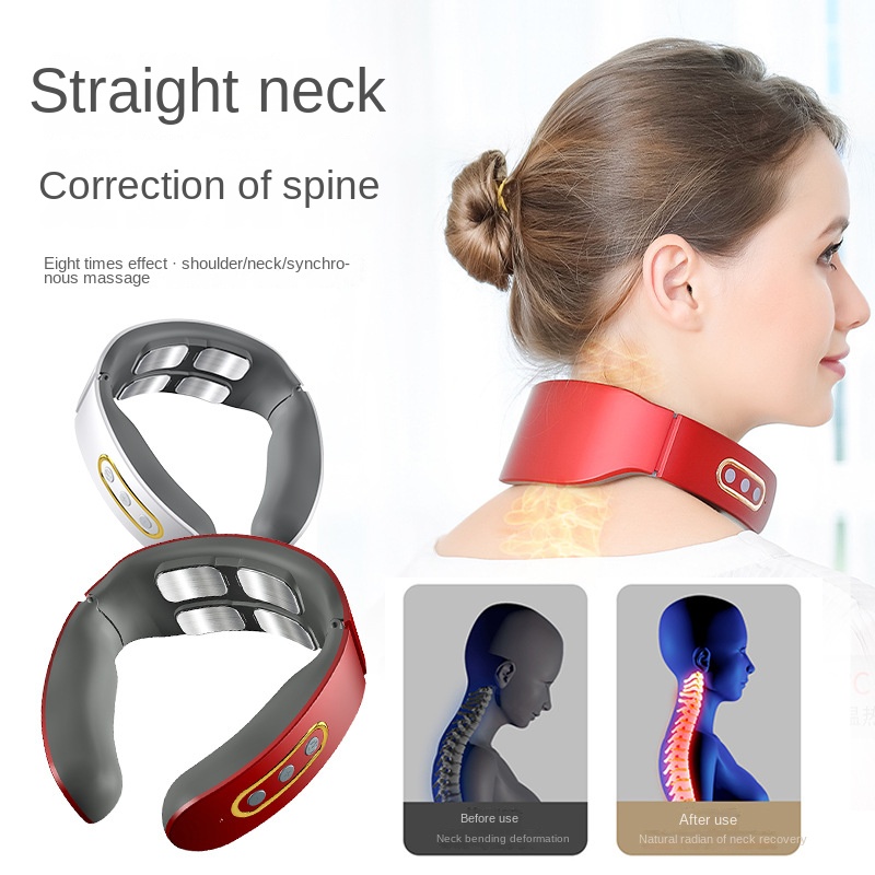 Hot Sale Portable Mini Electric Neck Massage Device Electric EMS Low  Frequency Massager for Pain Relief - China Neck Massager, Heat Neck Massager