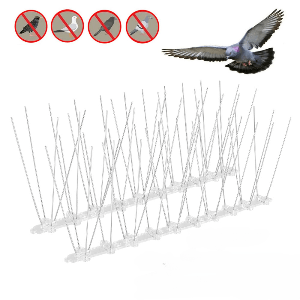 7 colori di plastica uccello e piccione punte anti uccello anti piccione  spiga per sbarazzarsi di piccioni e spaventare gli uccelli controllo dei  parassiti