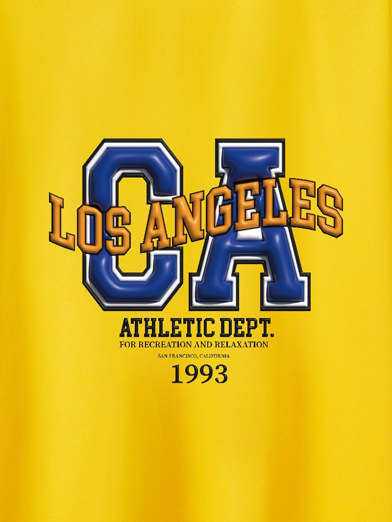 Los Angeles California Typography Set Of Athletic Print For Tshirt