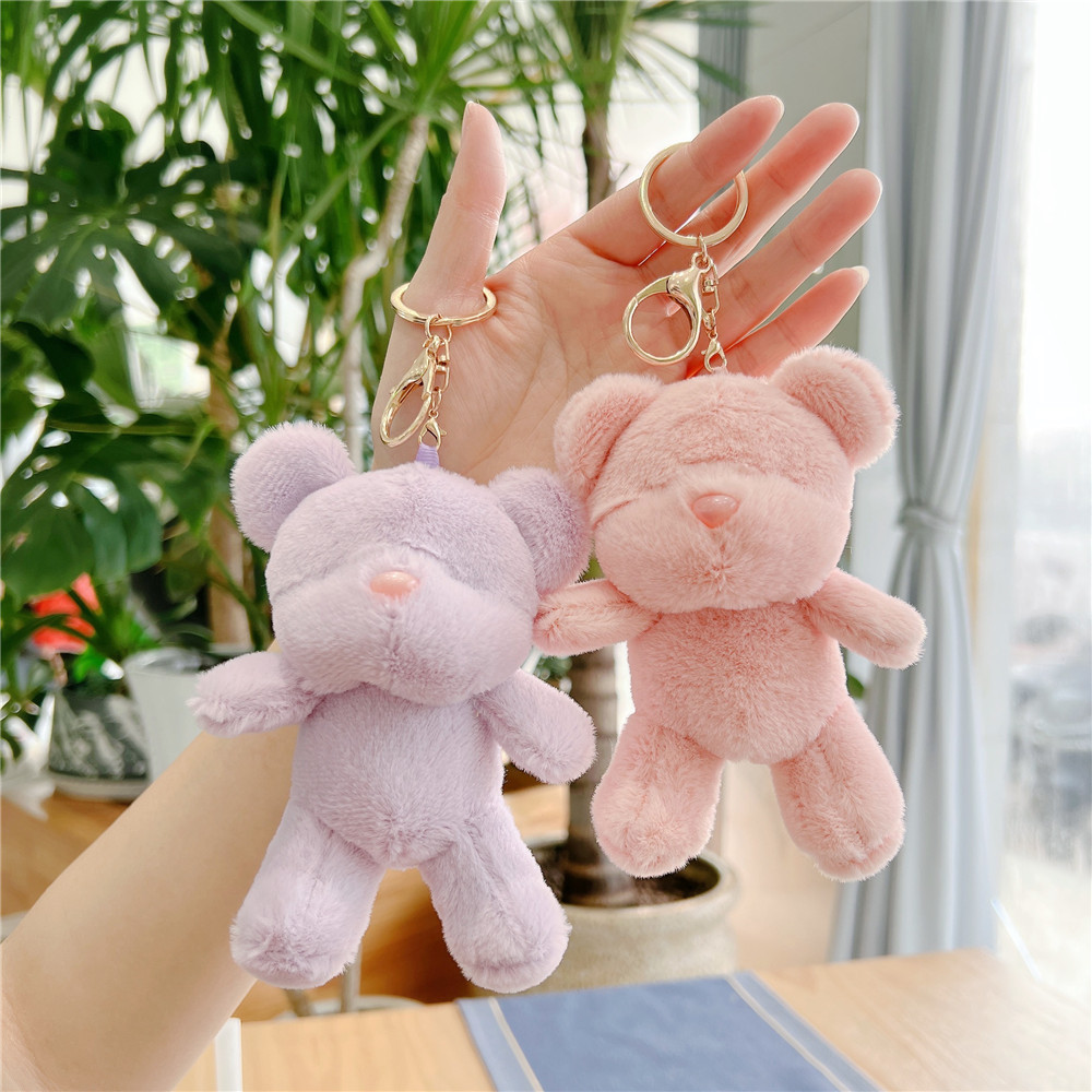 Cute Keychain Backpack Charms Cartoon Bear Keychains Bag Keychains