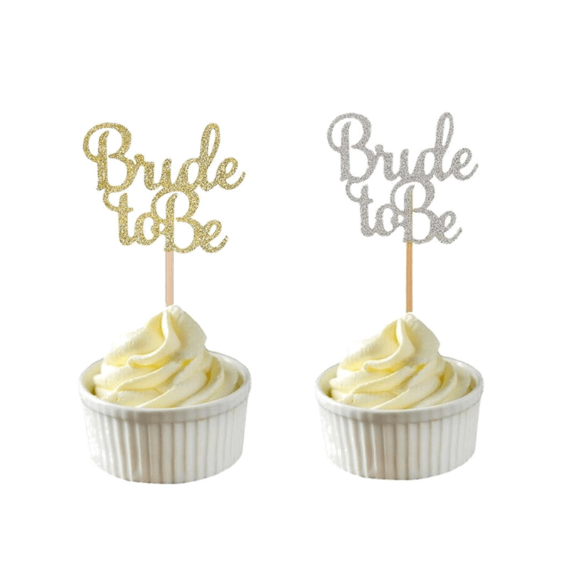 Bachelorette and bridal shower cupcakes