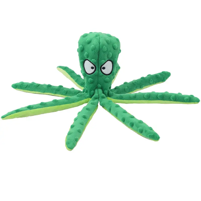 Cute Cartoon Octopus Plush Dog Toy