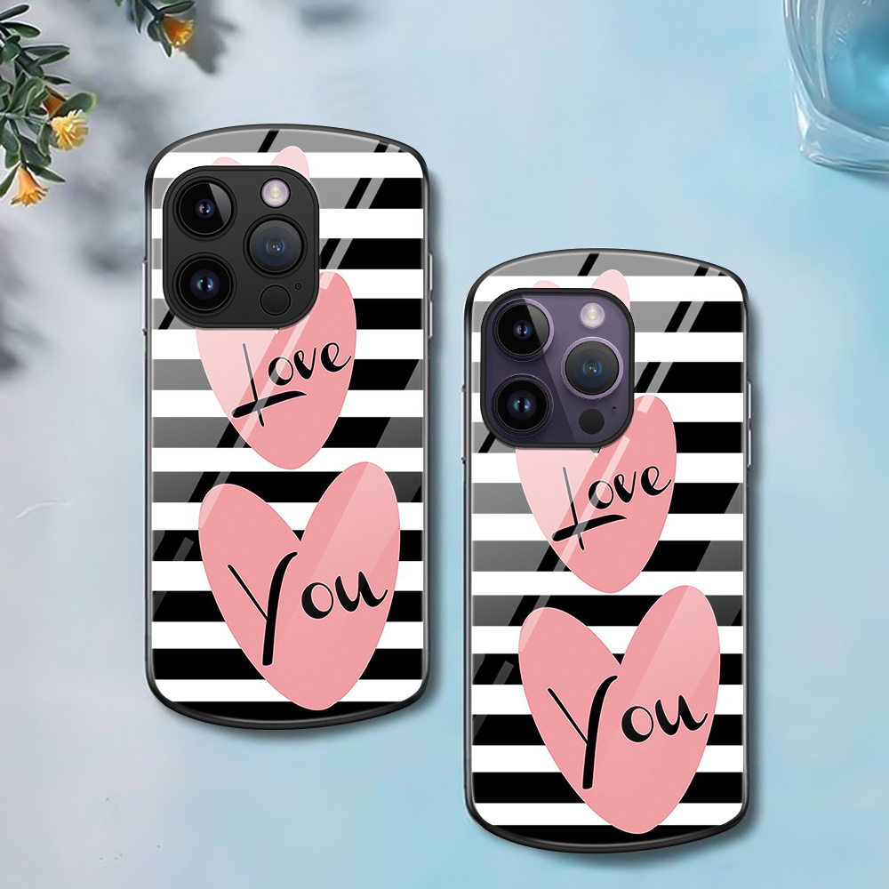 Heart Of Glass Pattern Pattern iPhone Case