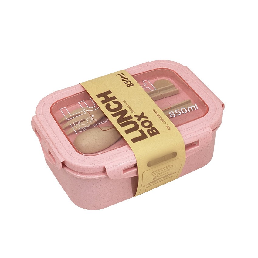 Microwaveable Wheat Straw Bento Box Reusable - Temu