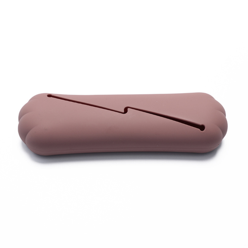 Minimalist Solid Brush Bag Organizer Portable Makeup Storage Bag