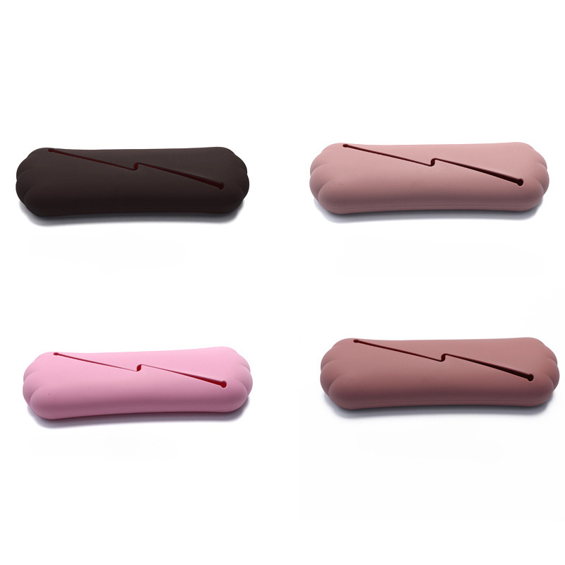 Minimalist Solid Brush Bag Organizer Portable Makeup Storage Bag