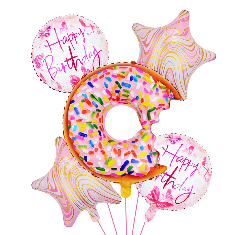12 Globos Gigantes Multicolores Donut Cumpleaños Bodas - Temu