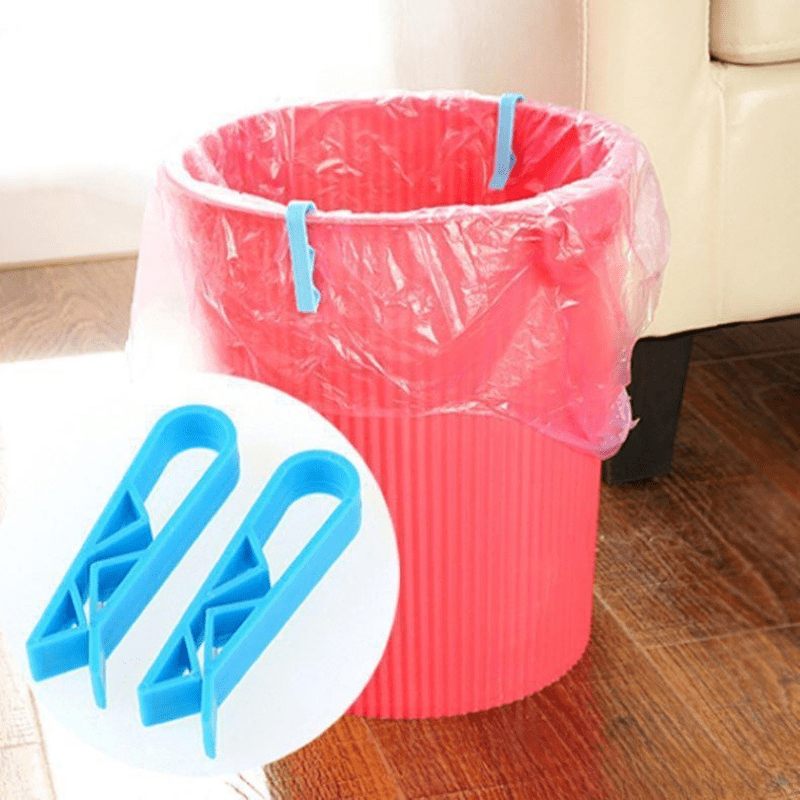 Non-slip Trash Can Clip - Portable Garbage Bag Fixing Clip For Kitchen And  Home Use - Easy To Use And Secure - Keep Your Garbage Bags Securely In -  Temu