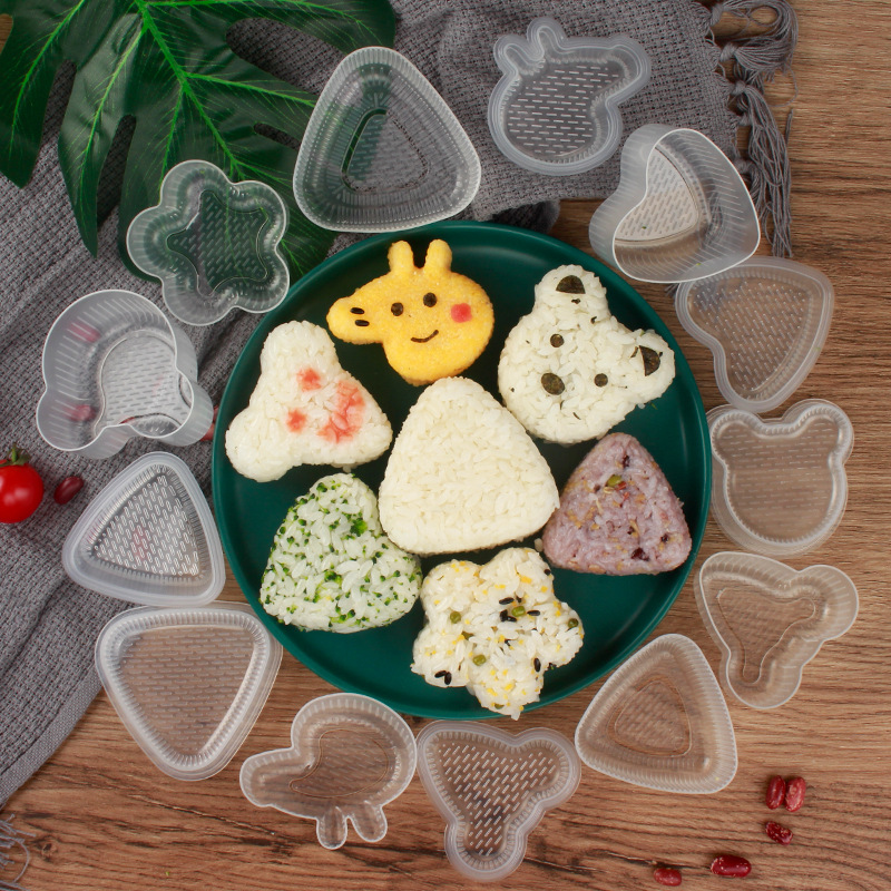 Onigiri Molds, Rice Ball Molds, Japanese Sushi Makers, For Lunch Box, Bento  Box Decorating, Kitchen Gadgets, Kitchen Stuff, Kitchen Accessories - Temu  South Korea
