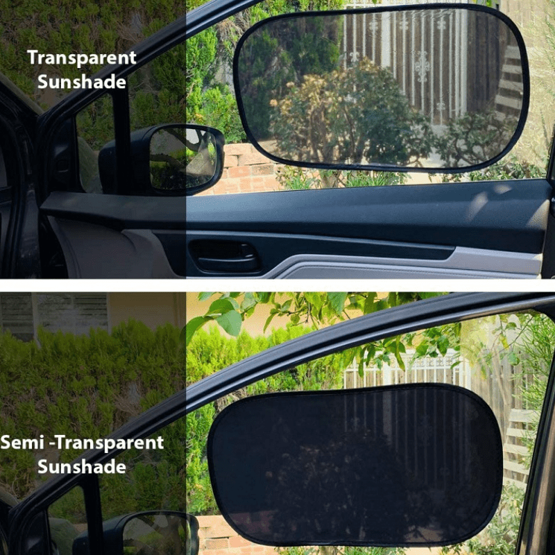 2Pcs Pare-soleil de voiture vitre latérale arrière protection