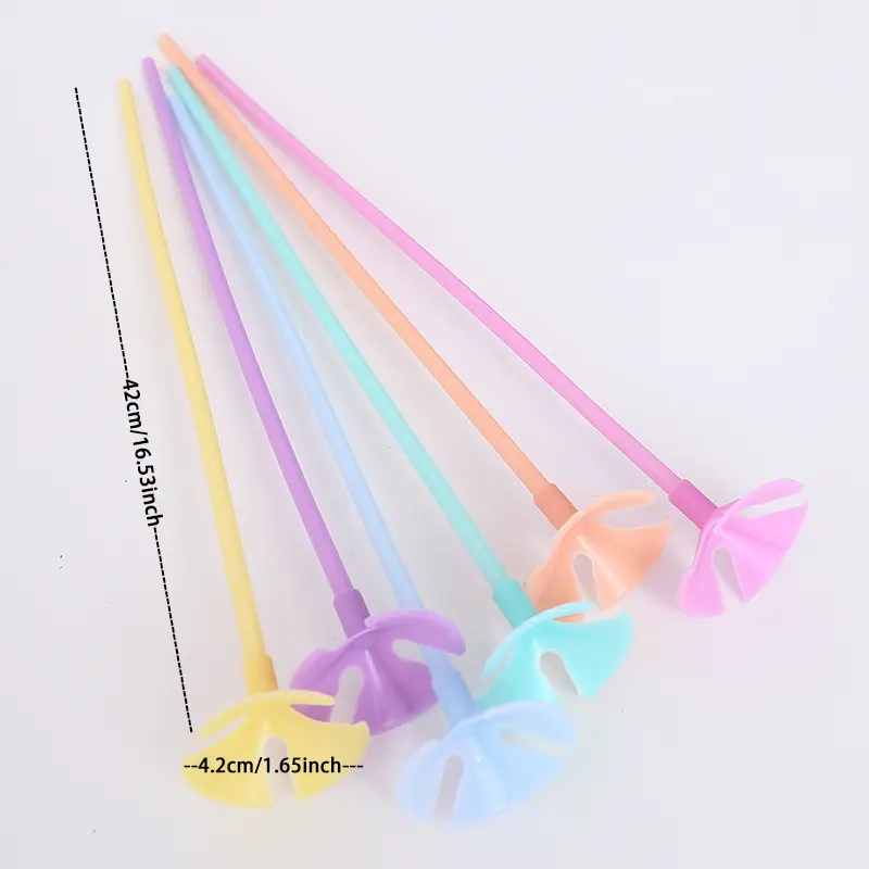 30cm Latex Balloon Stick White Balloons Holder Sticks with Cup Wedding  Festival Supplies Birthday Party Air Balls Accessories 8z