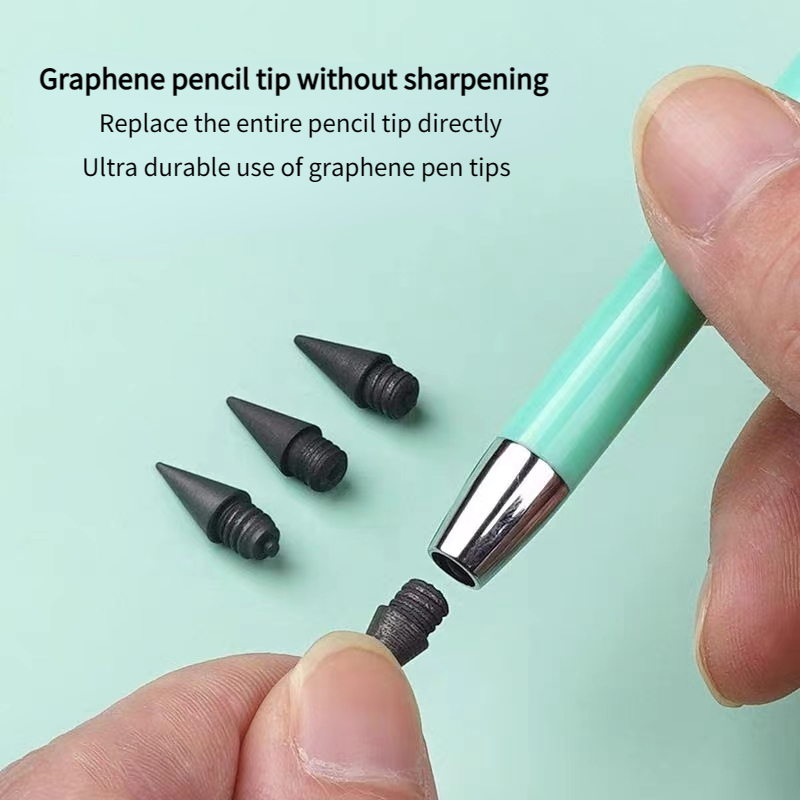 Creative Cartoon Crystal Flower Ball Metal Pencil