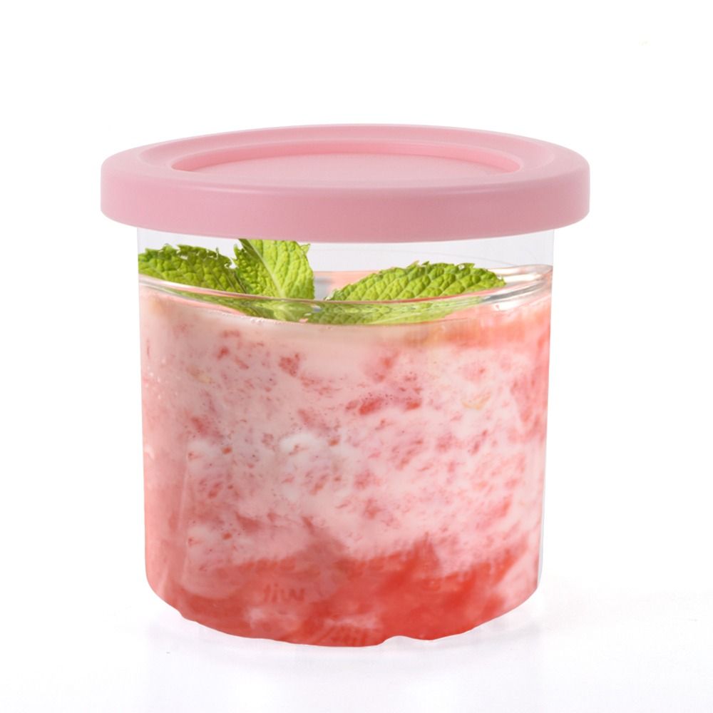 Ice Cream Pints Containers And Lids Compatible With Ninja Nc301 Nc300  Nc299amz Series Creami Ice Cream Makers