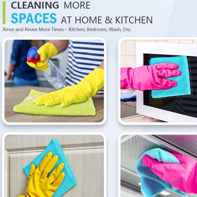Paño de limpieza de microfibra para el hogar, paño de limpieza de