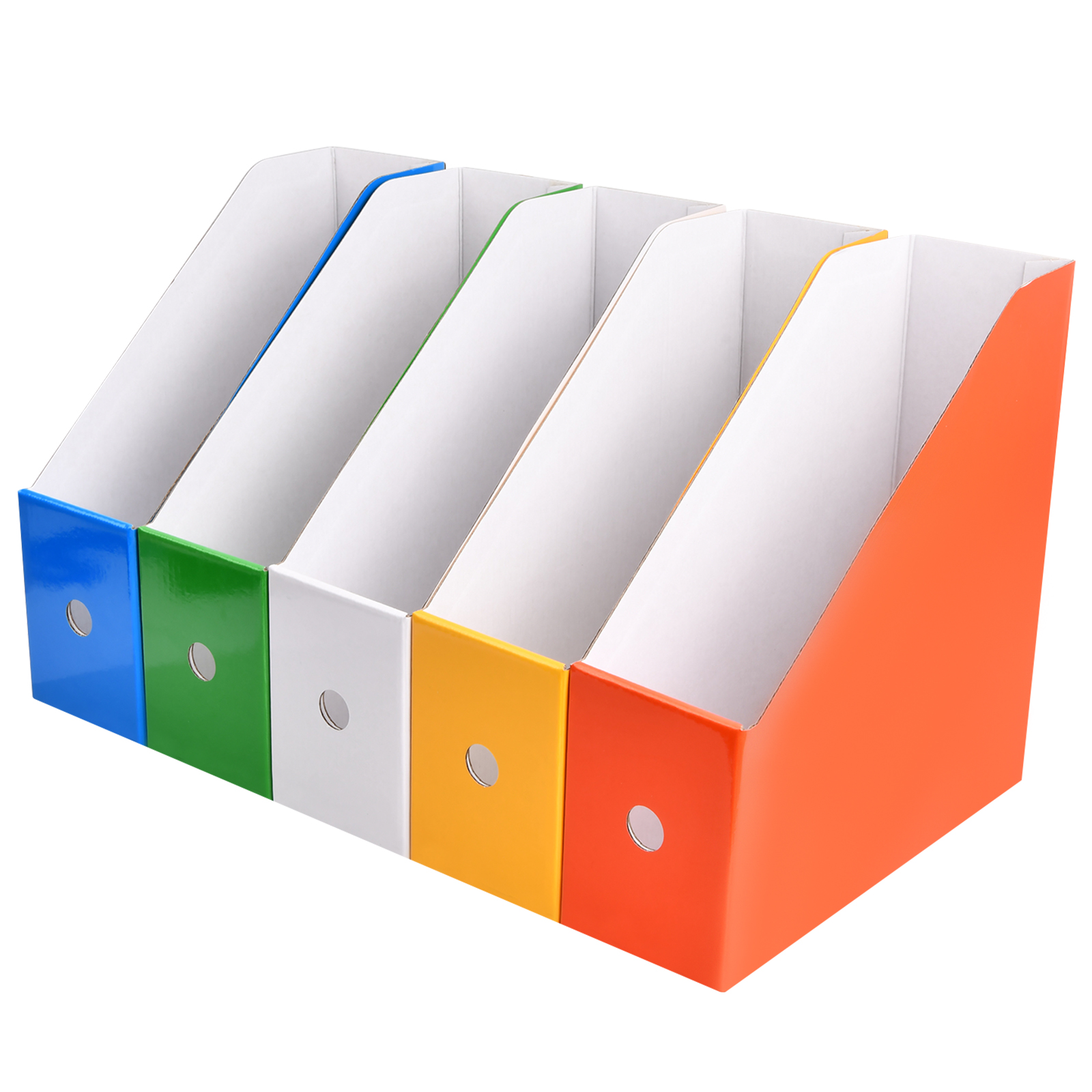  EasyPAG Organizador de archivos de pared colgante de 5 niveles,  soporte para archivos de escritorio, organizador de papel de correo,  revistero de documentos para el hogar y la oficina, color negro 