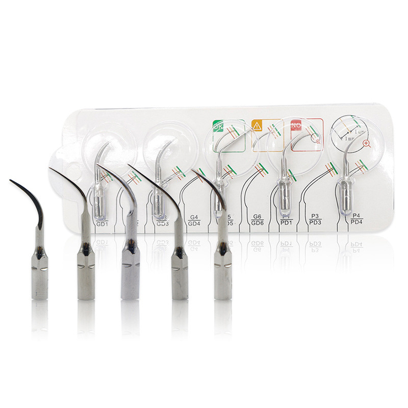 5pcs Dental Scaler Tips Cleaning Tips for Dental Equipment