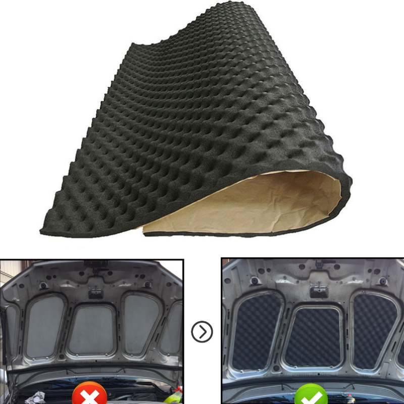 Soundproof Your Car with Heatproof Acoustic Foam and Cotton Insulation Mats