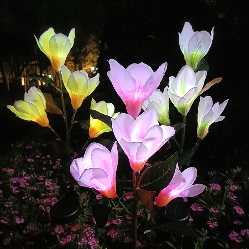 Orchid solar outlet lights