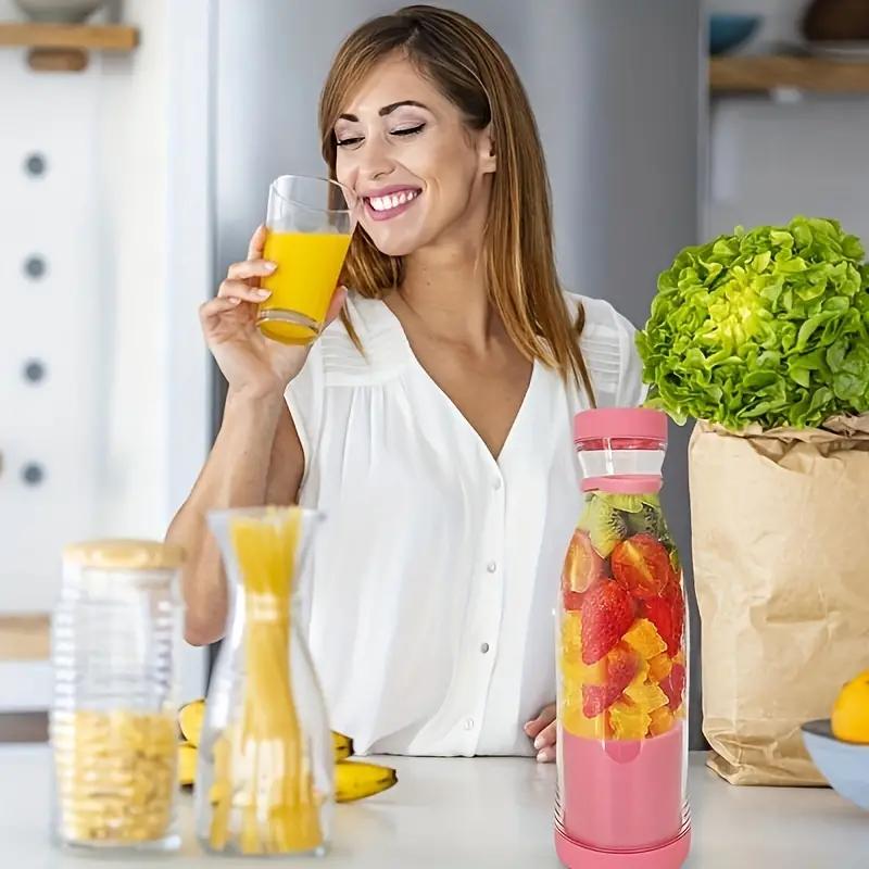 2023 New Portable Blender Bottle Juicer Usb Rechargeable Shake Cup Blender