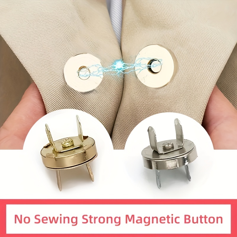 Magnetic Buttons Invisible Metal Button Sewing Supplies For Jacket