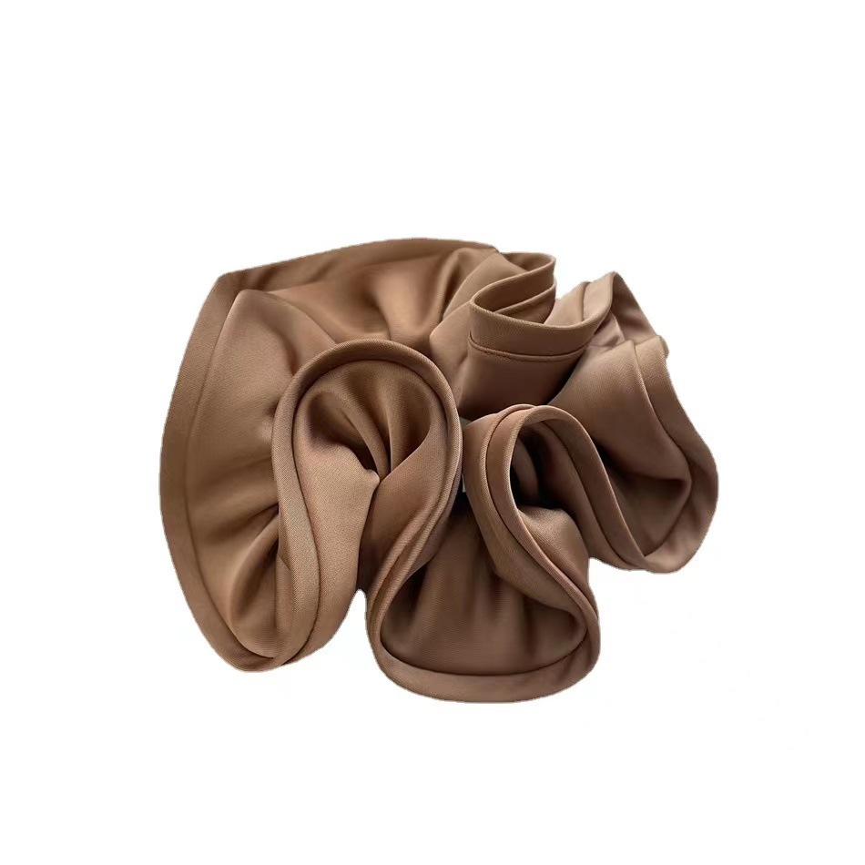 Large Ruffles Scrunchies Elastic Ponytail Holder Hair Accessorie